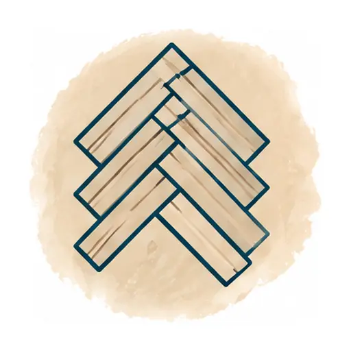 Schematic: Herringbone or chevron pattern