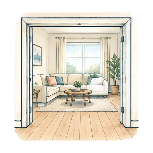 Schematic: Living room