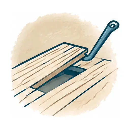 Schematic: Old wood or glued-down floor