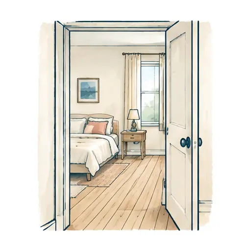 Schematic: One bedroom