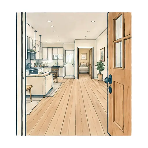 Schematic: Whole single-story home
