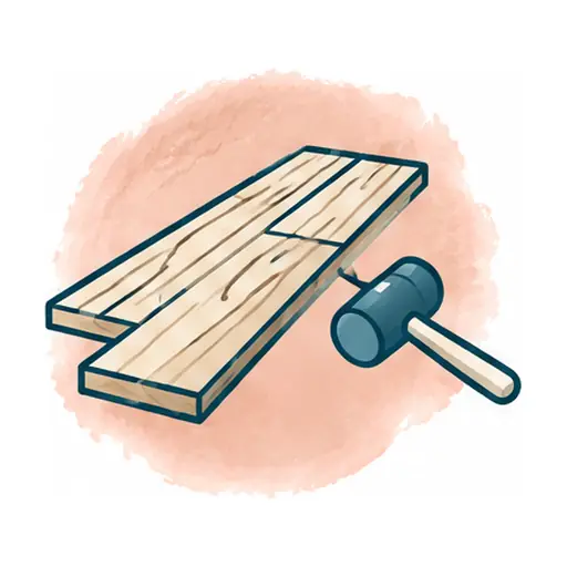 Schematic icon: Hardwood Floor Installation