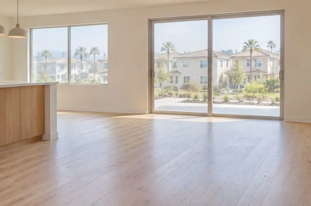 Illustration: a hardwood floor in a typical Otay Ranch home